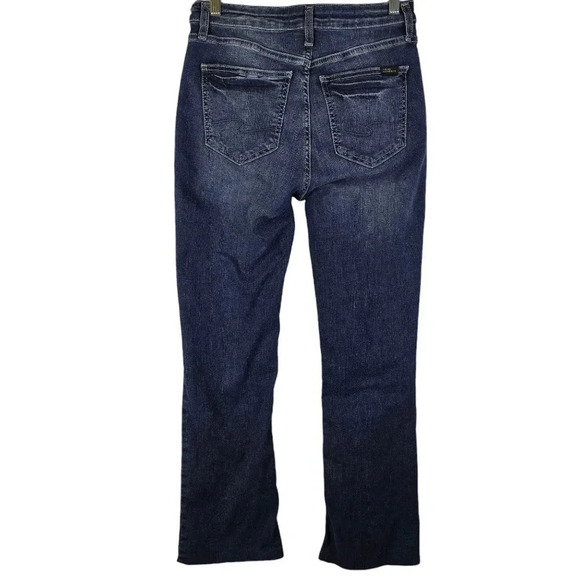 Silver Jeans Authentic Women's Dark Wash Curvy High Bootcut Stretchy Pockets S 8 - Picture 5 of 14